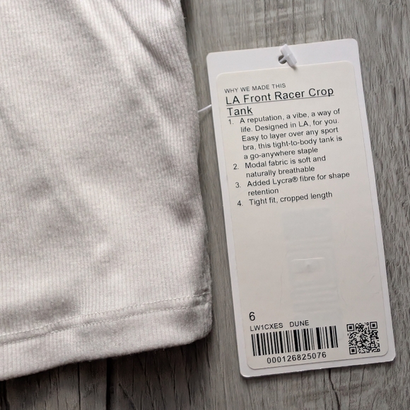 Two Lululemon Ribbed High Neck Racer Tank Tops - Picture 6 of 6